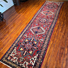 1950 PERSIAN HERIZ RUG 3’ 3” x 12’ 2” (RUN.FEA.320)