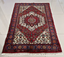 1960 BIDJAR RUG 3’ 4” x 5’ (MED.FEA.1140)