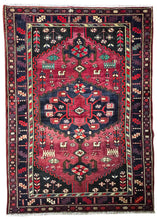 1950 PERSIAN ZANJAN RUG 4’ 7” x 6’ 5” (MED.91)