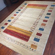 1980 PERSIAN GABBEH RUG 6’ 8” x 9’ 4” (LARG.1922)