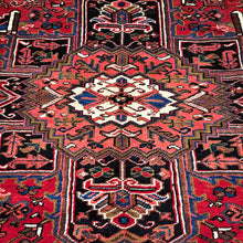 1950 PERSIAN HERIZ RUG 6’ 11” x 10’ 2” (LARG.FEA.60)