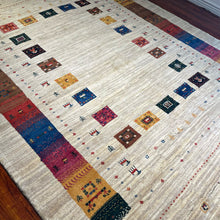 1980 PERSIAN GABBEH RUG 6’ 9” x 9’ 4” (LARG.1901)