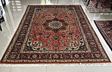 1970 TABRIZ RUG 6’ 5” x 10’ (LARGE.FEA.603)