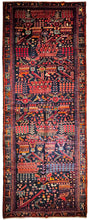 1950 PERSIAN SHAHSAVAN RUG 5’ 1” x 13’ 2” (RUN.FEA.183)