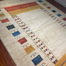 1980 PERSIAN GABBEH RUG 6’ 8” x 9’ 4” (LARG.1922)