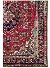 1970 PERSIAN TABRIZ RUG 8’ 5” x 11’ 3” (LAR.FEA.638)