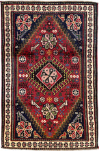 1950 SHIRAZ RUG 3’ 2” x 4’ 10” (MED.194)