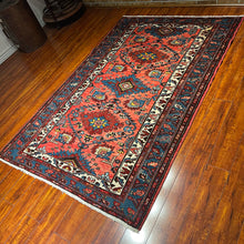 1930 PERSIAN ZANJAN RUG 4’ 4” x 6’ 7” (MED.FEA.53)