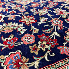 1970 PERSIAN QOM SILK RUG 3’ 3” x 5’ (MED.FEA.200)