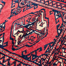 1950 PERSIAN TURKOMAN RUG 1’ 11” x 2’ 5” (SMA.110)