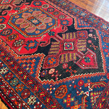 1950 PERSIAN TARUM RUG 4’ 2” x 6’ 7” (MED.FEA.265)