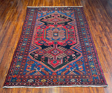 1950 PERSIAN TARUM RUG 4’ 2” x 6’ 7” (MED.FEA.265)