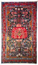 1940 PERSIAN NAHAVAND RUG 4’ 7” x 7’ 9” (MED.59)