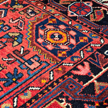 1950 PERSIAN TUYSERKAN RUG 4’ 8” x 7’ 1” (MED.FEA.34)