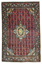 1950 PERSIAN BIDJAR RUG 4’ 2” x 6’ 6” (MED.129)