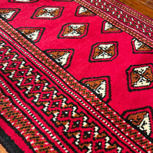 1990 PERSIAN TURKOMAN RUG 2’ x 6’ 5” (RUN.979)