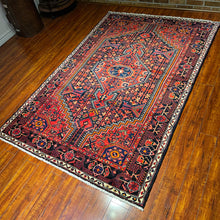 1950 PERSIAN TUYSERKAN RUG 4’ 8” x 7’ 1” (MED.FEA.34)