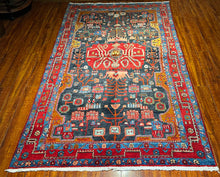 1940 PERSIAN NAHAVAND RUG 4’ 7” x 7’ 9” (MED.59)