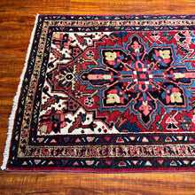 1950 PERSIAN HERIZ RUG 3’ 3” x 12’ 2” (RUN.FEA.320)