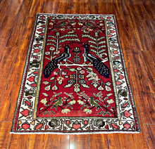 1950 PERSIAN BAKHTIARI RUG 2’ 10” x 4’ 5” (SMA.MED.5202)