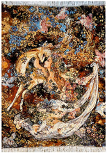 1980 TABRIZ TABLEU RUG 2’ 2” x 3’ (TABL.3321)