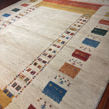 1980 PERSIAN GABBEH RUG 6’ 8” x 9’ 4” (LARG.1922)