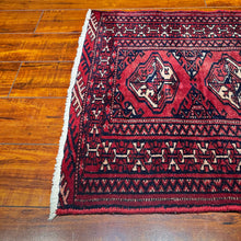 1950 PERSIAN TURKOMAN RUG 1’ 11” x 2’ 5” (SMA.110)