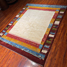 1980 PERSIAN GABBEH RUG 5’ 2” x 6’ 6” (MED.1894)