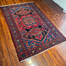 1950 PERSIAN TARUM RUG 4’ 2” x 6’ 7” (MED.FEA.265)