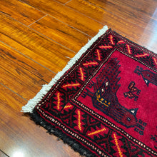 1950 PERSIAN SHIRAZ RUG 1’ 7” x 2’ (SMA.610)