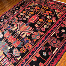 1940 PERSIAN NAHAVAND RUG 4’ 8” x 7’ 1” (MED.79)