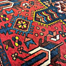 1950 PERSIAN HERIZ RUG 2’ x 3’ (SMAL.FEA.5203)