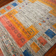 1980 PERSIAN GABBEH RUG 4’ 11” x 6’ 2” (MED.1907)