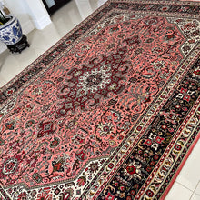 1970 TABRIZ RUG 6’ 7” x 9’ 8” (LARGE.FEA.602)