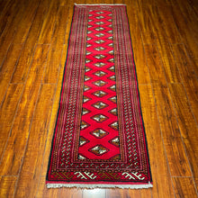 1990 PERSIAN TURKOMAN RUG 2’ x 6’ 5” (RUN.979)