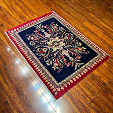 1950 PERSIAN KASHAN RUG 2’ 4” x 3’ 2” (SMA.420)