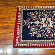 1950 PERSIAN KASHAN RUG 2’ 4” x 3’ 2” (SMA.420)