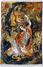 1980 TABRIZ TABLEU RUG 2’ 1” x 3’ 1” (TABL.3384)