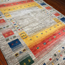 1980 PERSIAN GABBEH RUG 5’ x 6’ 5” (MED.1924)