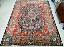 1970 PERSIAN KASHMAR RUG 9’ 5” x 12’ 5” (LAR.FEA.915)