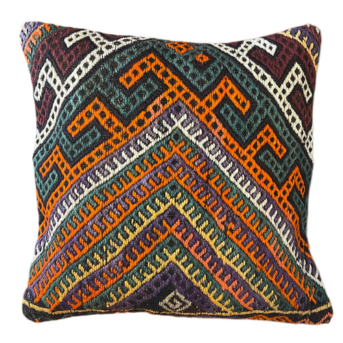 Handmade Turkish Kilim Pillow Cover 20x20 in. (Pil.8015)