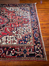 1950 PERSIAN HERIZ RUG 7’ 1” x 9’ (LARG.62)