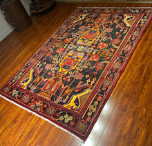 1950 PERSIAN NAHAVAND RUG 4’ 6” x 6’ 9” (MED.57)