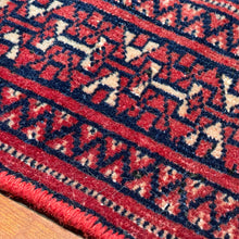 1950 PERSIAN TURKOMAN RUG 1’ 11” x 2’ 5” (SMA.110)