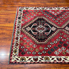 1950 PERSIAN SHIRAZ RUG 3’ 3” x 4’ 8” (MED.274)