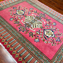 1950 PERSIAN KASHAN RUG 2’ 4” x 3’ 2” (SMA.135)