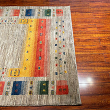 1980 PERSIAN GABBEH RUG 5’ x 6’ 5” (MED.1924)