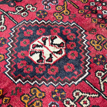 1950 PERSIAN SHIRAZ RUG 3’ 4” x 4’ 9” (MED.269)