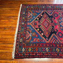 1950 PERSIAN TARUM RUG 4’ 2” x 6’ 7” (MED.FEA.265)