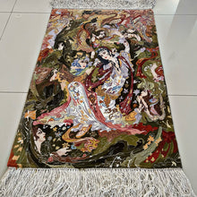 1980 TABRIZ TABLEU RUG 2’ 1” x 3’ 2” (TABL.3322)